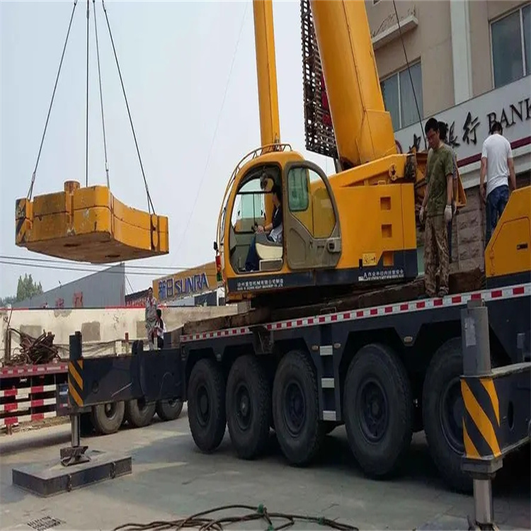 枫木镇当地吊车出租|机器吊装|75吨|工厂搬迁服务